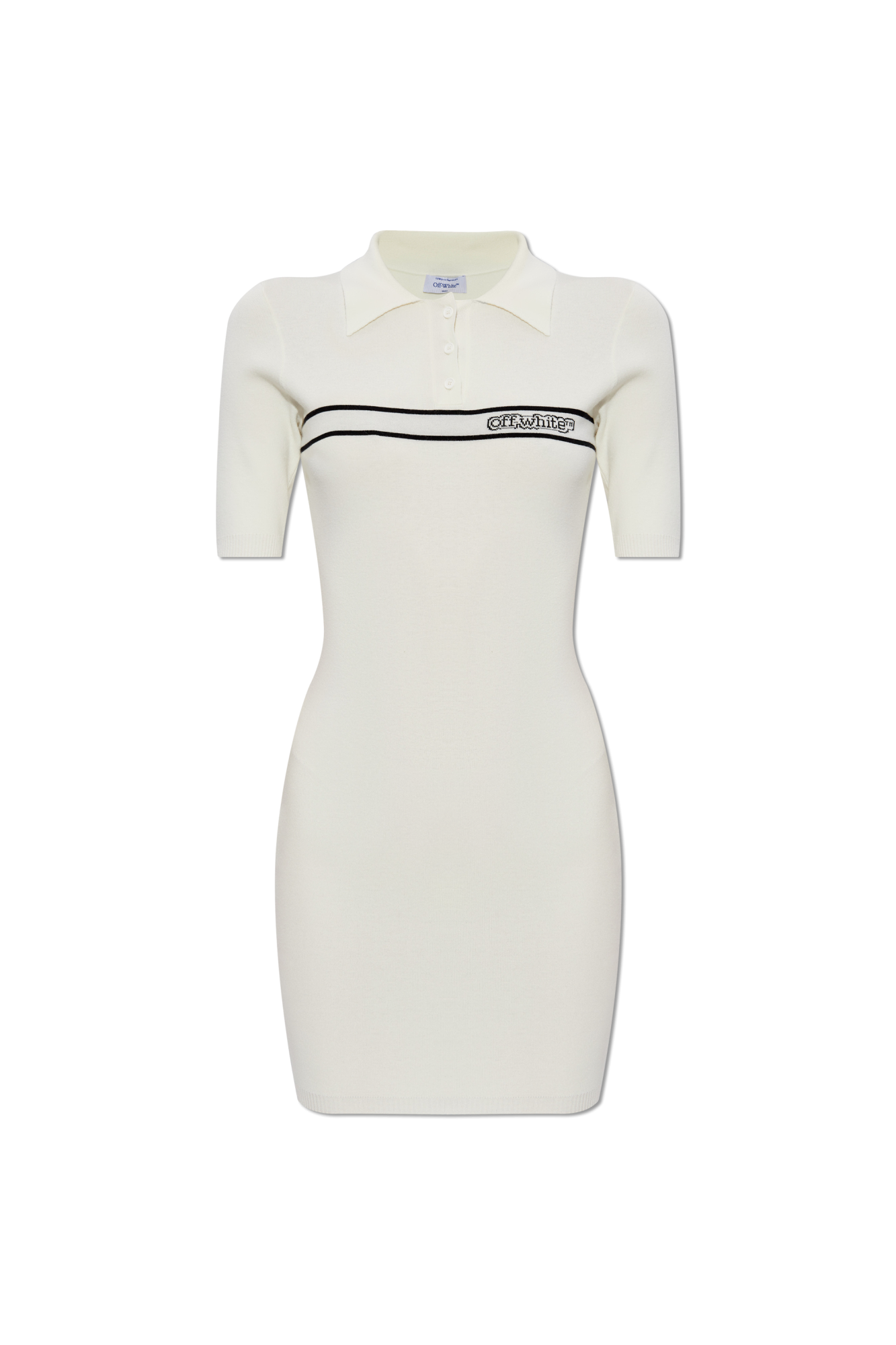 ワンピース OFF-WHITE DRESS WITH LOGO Off-White Dress with embroidered logo | Women's Clothing